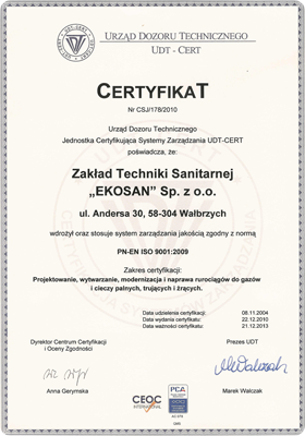 certyfikat csj